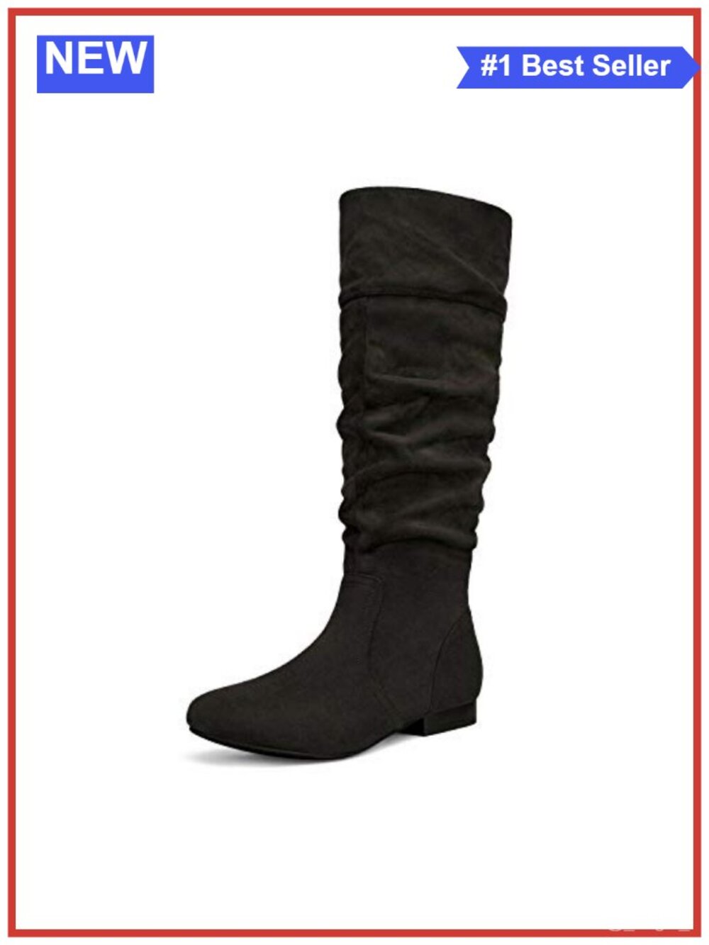 Women's Knee High Slouchy Boots Faux Suede Faux Fur Lined Winter